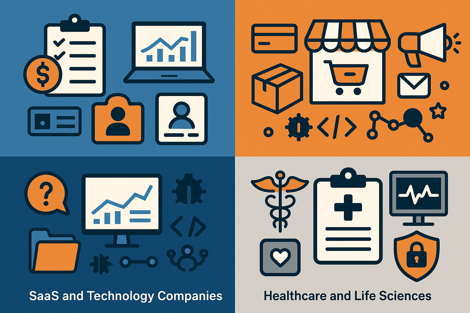 Generate a vector banner without text parts from the next promptIndustrySpecific Middleware NeedsDifferent industries have unique integration requirem