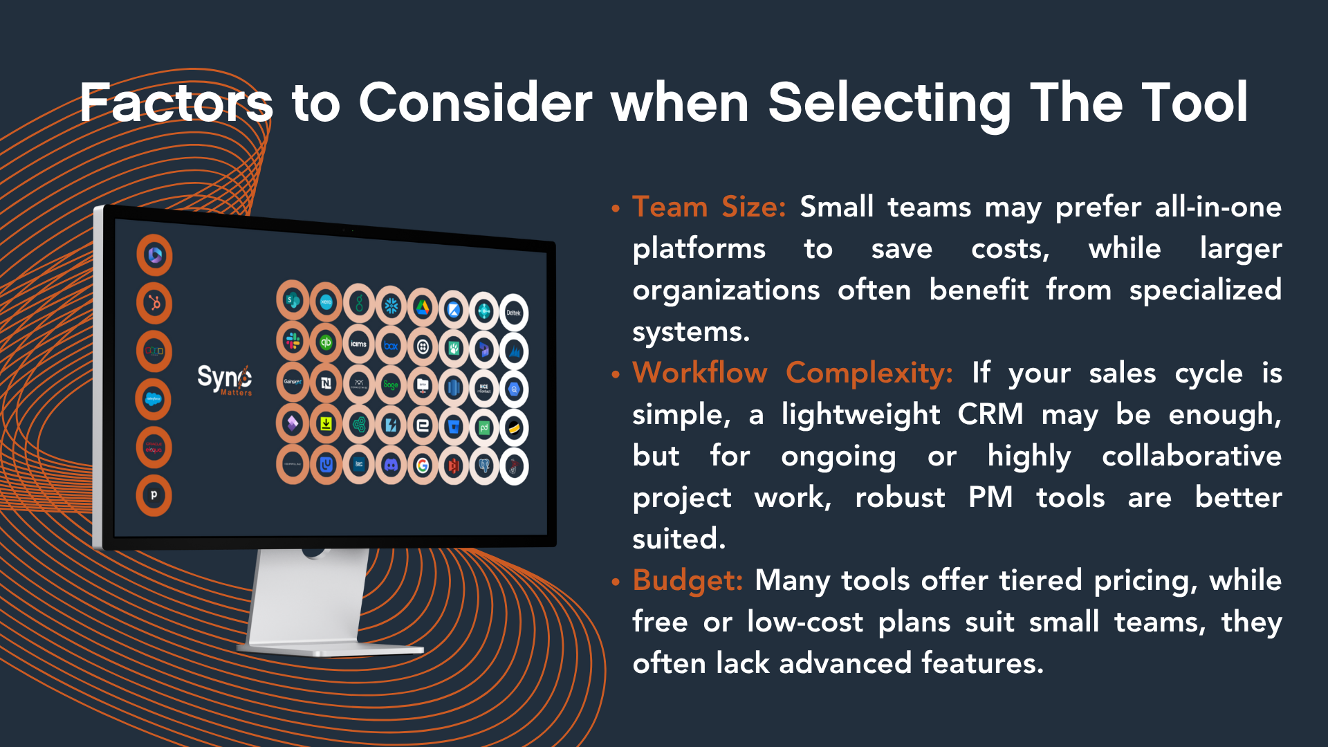 Factors to Consider when Selecting The Tool