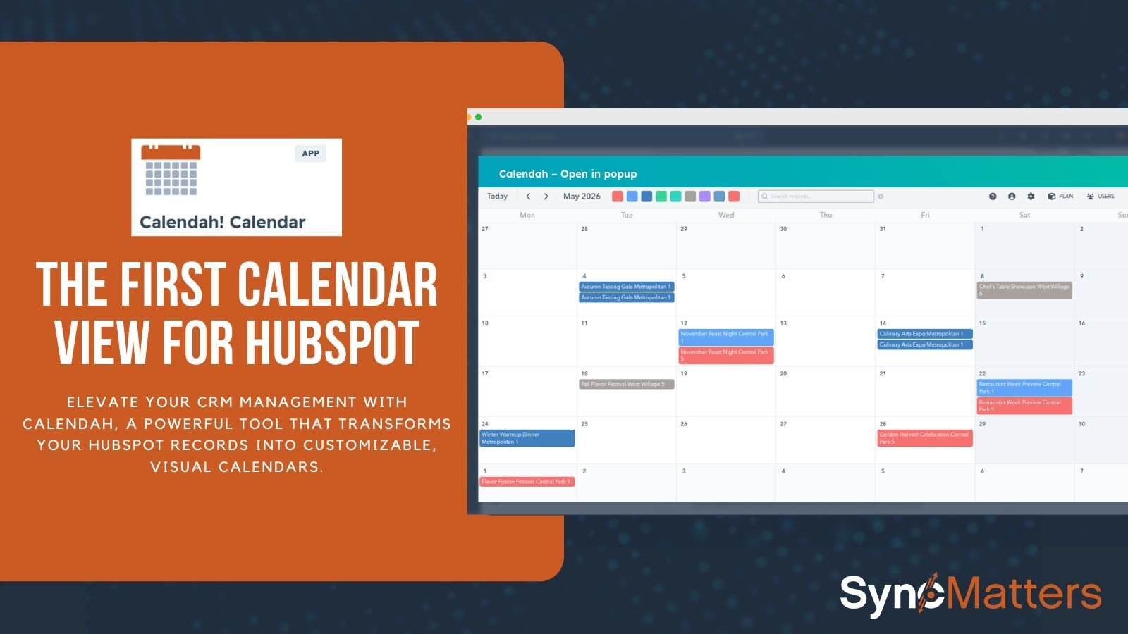 Calendah: Transforming HubSpot Data into Actionable Calendar Insights