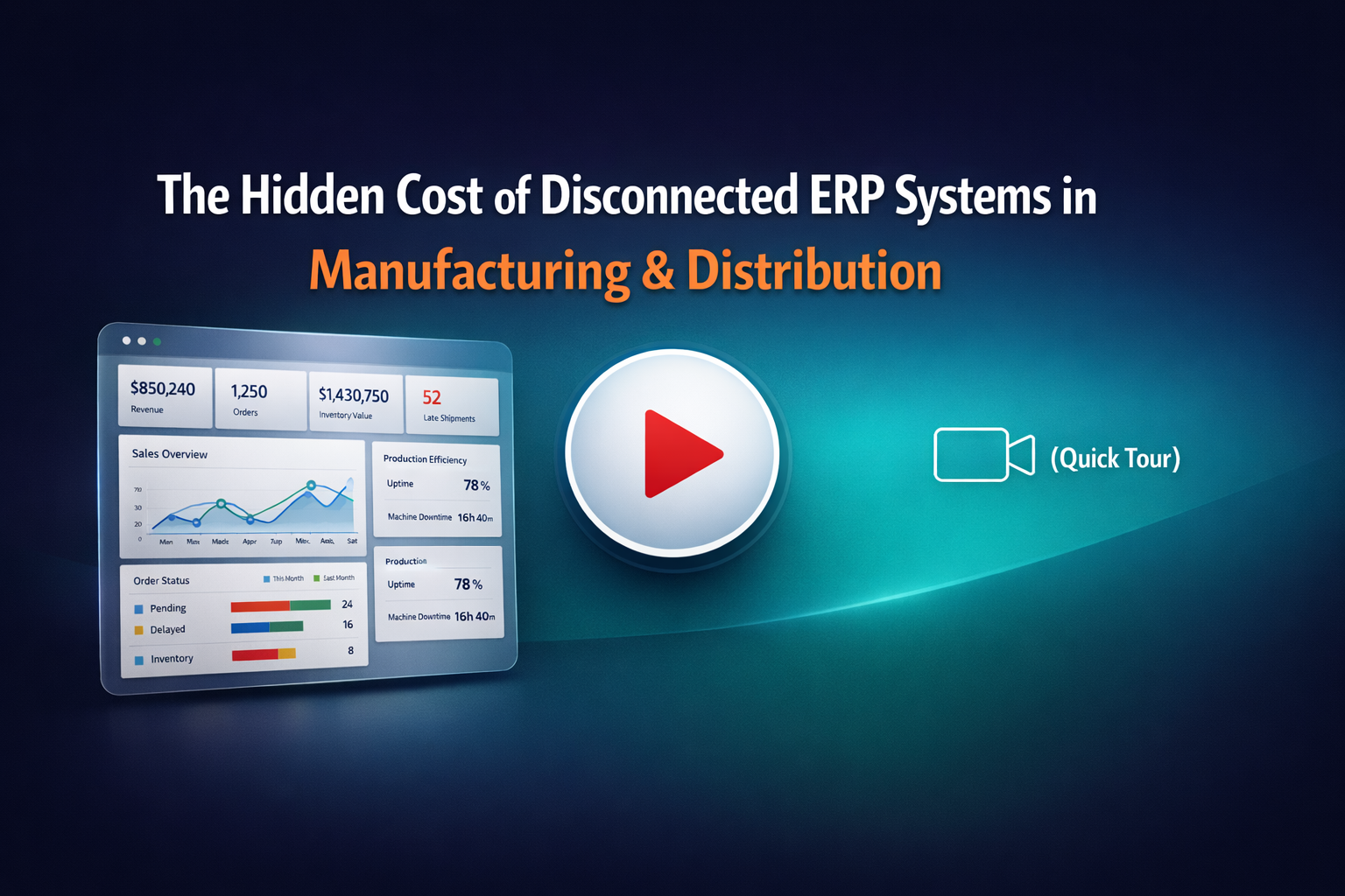 The Hidden Cost of Disconnected ERP Systems in Manufacturing & Distribution