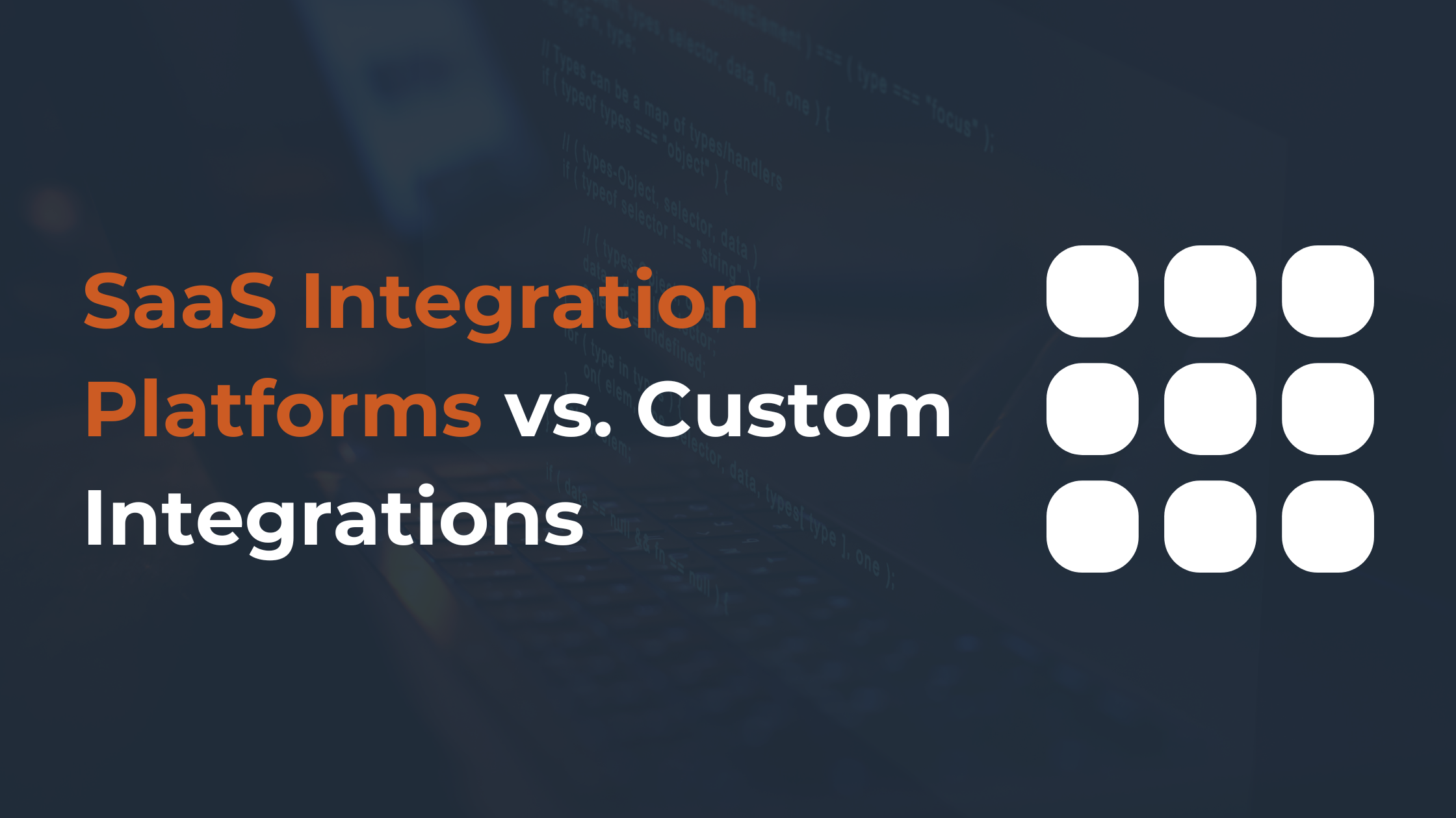 SaaS Integration Platforms vs. Custom Integrations syncmatters